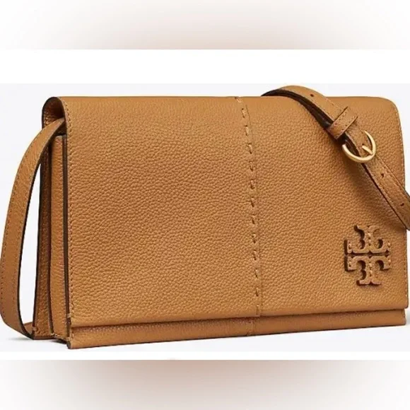 Tory Burch McGraw Wallet Crossbody 2 pc